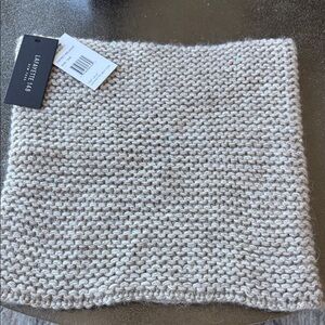 Lafayette 148 New York Cream Knit Scarf